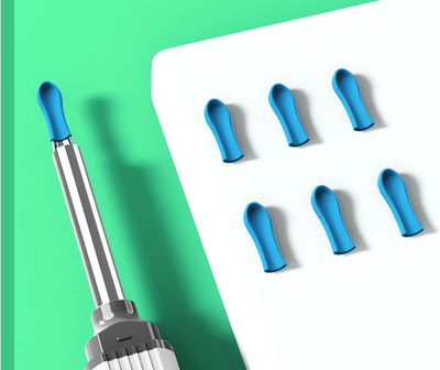 6x zachte siliconenlepels